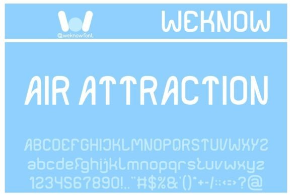Air Attraction Font for Bold Branding