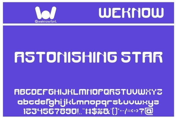 Astonishing Star Font Review