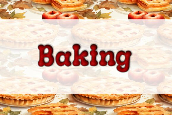Baking Font: A Creative Expression