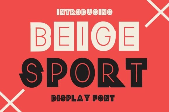 Beige Sport Font Review