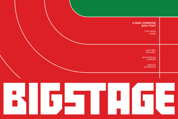 Bigstage Font – Bold Display Type