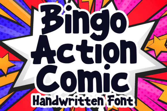 Bingo Action Comic Font for Bold Branding