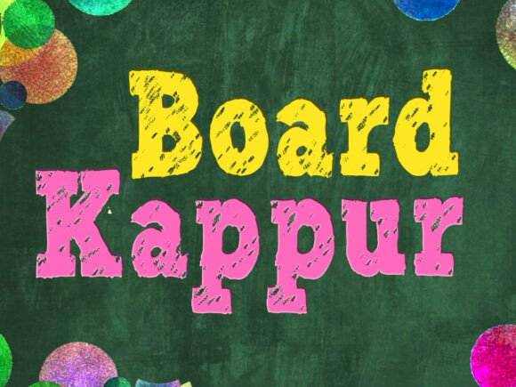 Board Kappur Font for Creative Design