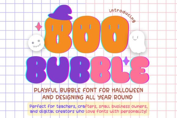 Boo Bubble Font for Creative Projects