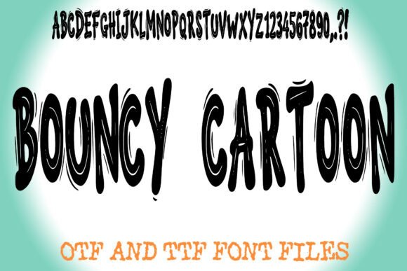 Bouncy Cartoon Font