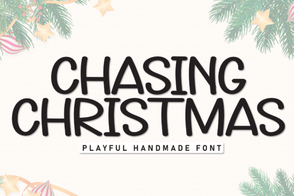 Chasing Christmas Font for Creative Makers