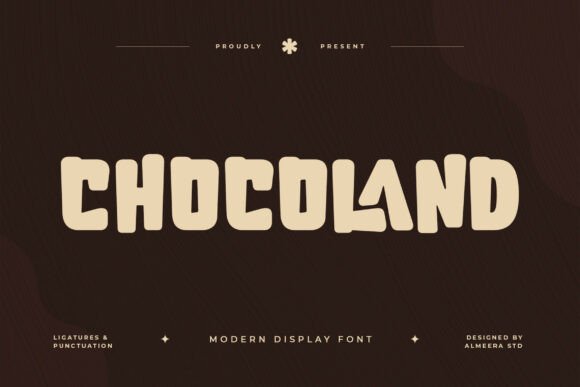 Chocoland Font for Creative Makers