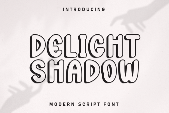 Delight Shadow Font for Creative Makers
