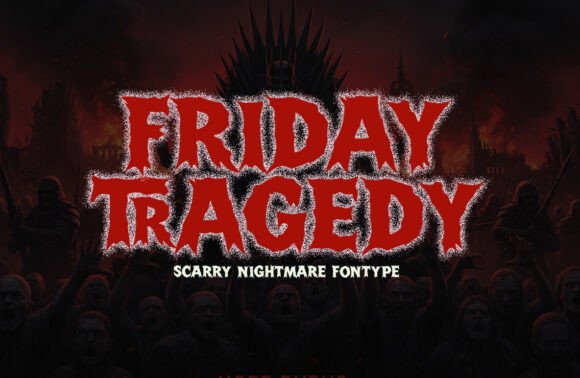 Friday Tragedy Font for Bold Branding