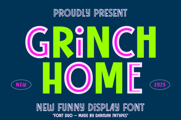 Grinch Home Font for Bold Campaigns
