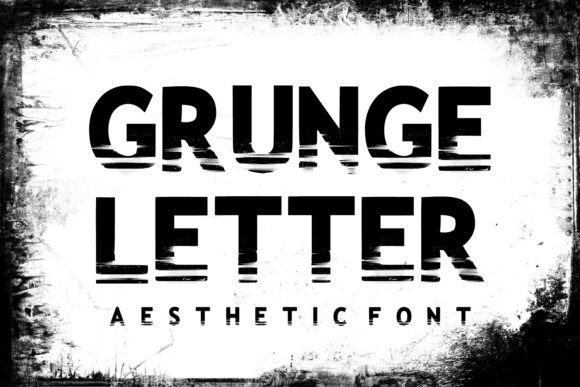 Grunge Letter Font for Bold Design