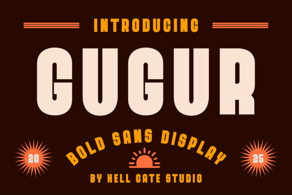 Gugur Font for Autumn Web Design