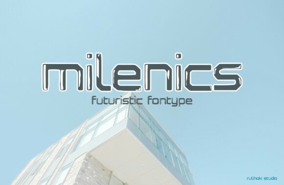 Milenics: A Futuristic Typeface