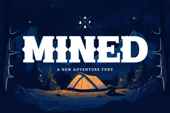 Mined Font for Bold Web Design