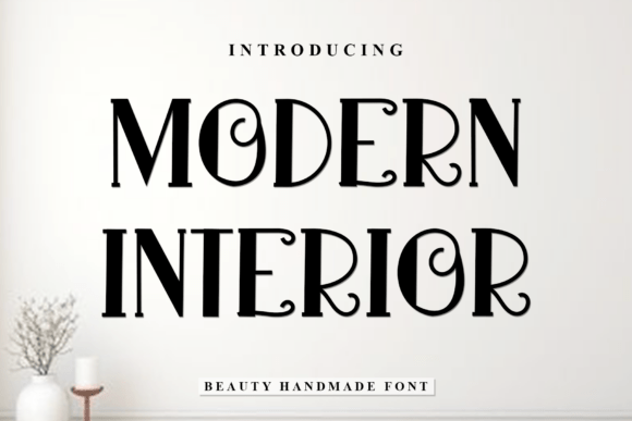 Modern Interior Font Review