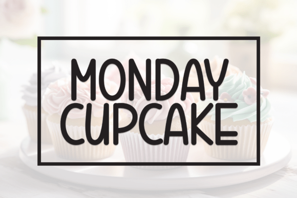 Monday Cupcake Font for Creative Brands