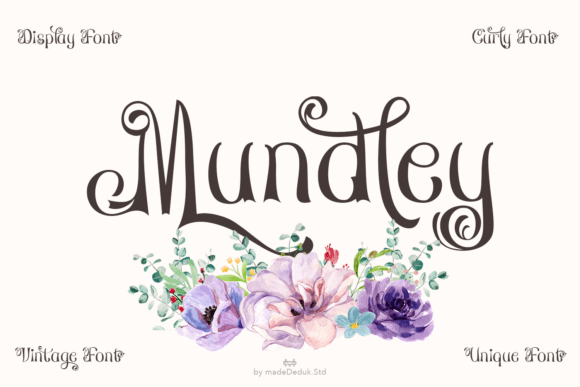 Mundley Regular Font for Business Branding