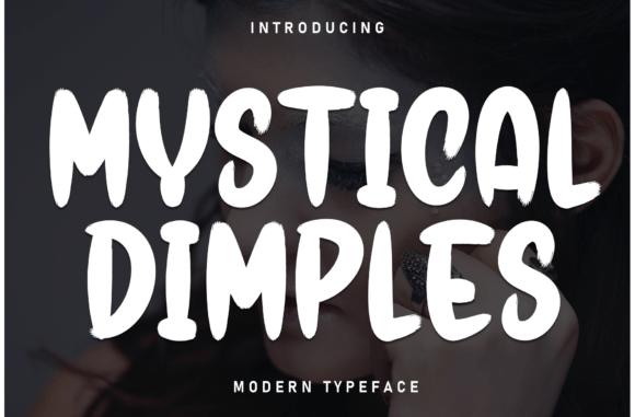 Mystical Dimples Font for Creative Projects