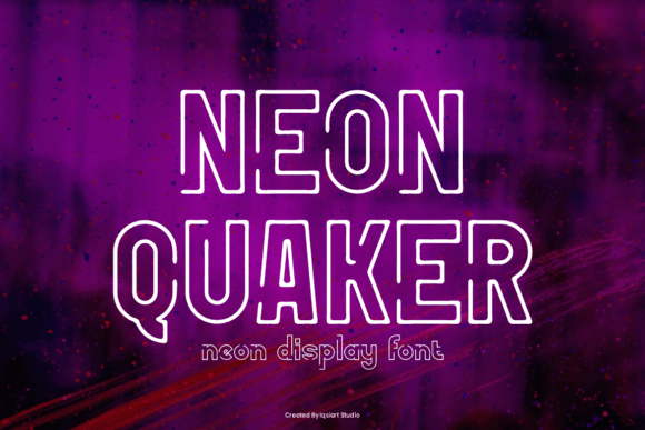 Neon Quaker Font for Bold Branding