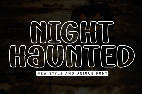 Night Hanuted Font for Web Design