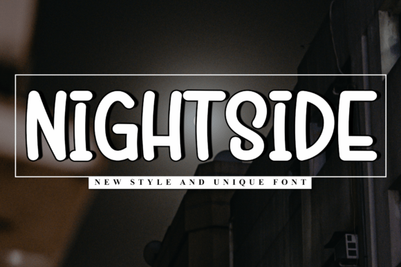 Nightside Font for Creative Makers