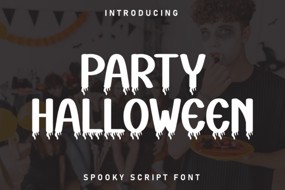 Party Halloween Font for Creative Makers