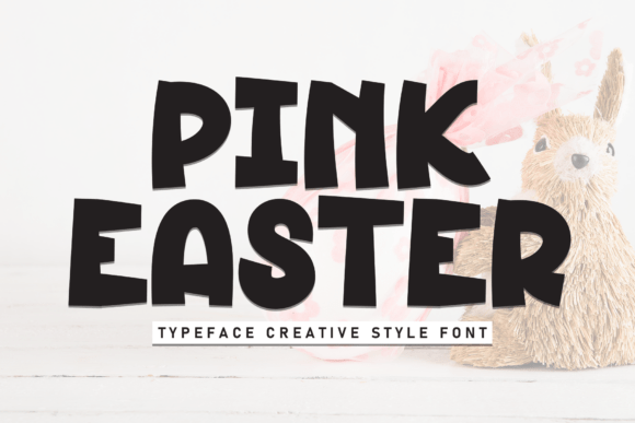 Pink Easter Font for Web Design