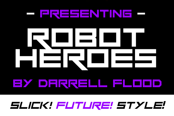 Robot Heroes Font for Bold Campaigns