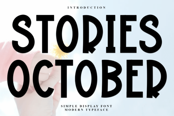 Stories October Font for Business