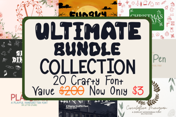 Ultimate Bundle Collection Font