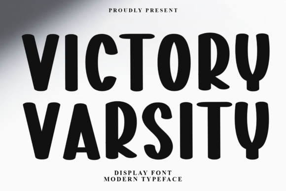 Victory Varsity Font for Festive Branding