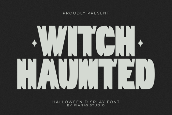 Witch Haunted Font for Halloween Campaigns