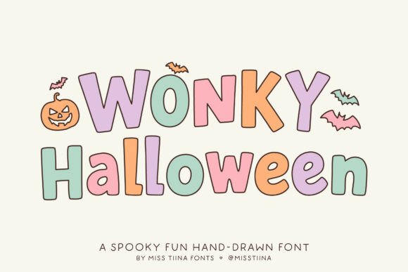 Wonky Halloween Font for Spooky Branding