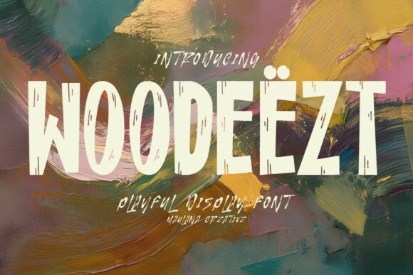 Woodeezt: A Bold Display Font